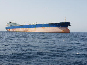 Oil Tanker in Straight of Hormuz off the coast of Fujairah Emirate. (Shutterstock/ File Photo)