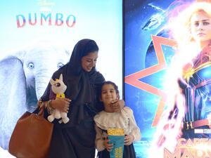 “It is my first time, mommy, and your one million trillionth time”: Lilly.  (Arab News photo)