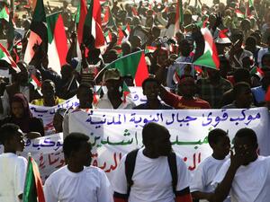 Sudanese demonstrators are expected to stage a "million-strong" march on Thursday to press for a civilian administration. (AFP)