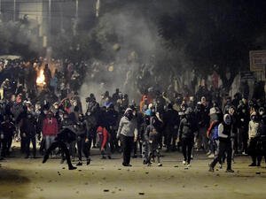 Tunisian protesters take to the streets against corruption, police repression, and neoliberal reforms (AFP/FILE)
