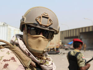 A mercenary in Yemen (AFP/FILE)