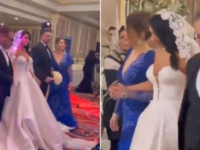 Iranian senior advisor Ali Shamkhani with his daughter at her wedding in Tehran. (X/ video screenshots) Iranian senior advisor Ali Shamkhani