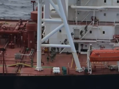 US Navy intercepts Iran-linked tanker in high seas operation