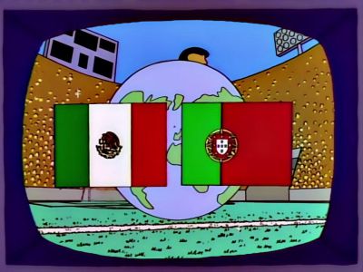 The Simpsons Mexico vs. Portugal 2026 World Cup final