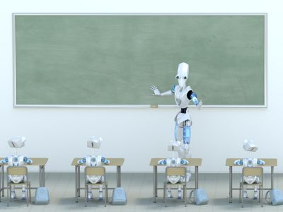 3D Rendering of Robot School