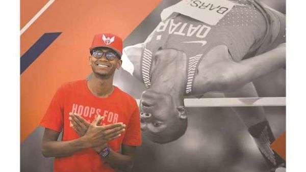Qatari high jumper Mutaz Barshim is second on the world all-time list at 2.43m. (Photo: IAAF)