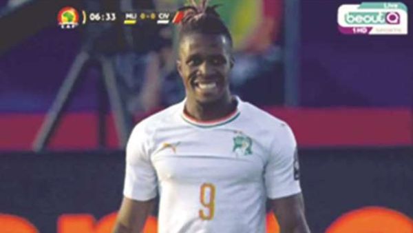 A screen grab from one of the matches broadcast by the pirate beoutQ channel