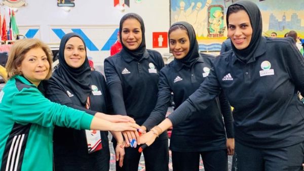 Saudi Team at the Women Arab Championships in Egypt.