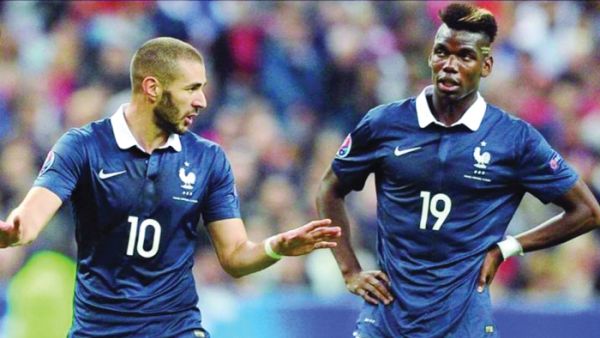 بوغبا وبنزيمة