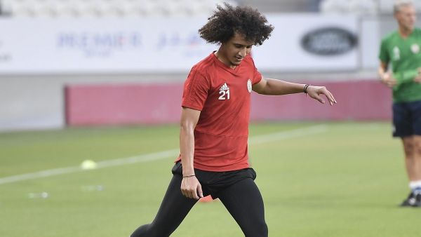 Al Jazira's new recruit, Omar Abdulrahman, trains ahead of the match against Khor Fakkan (Photo: Twitter)