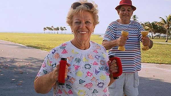 Death rates fell sharply as total activity increased, a new study found. (Photo: HealthDay)