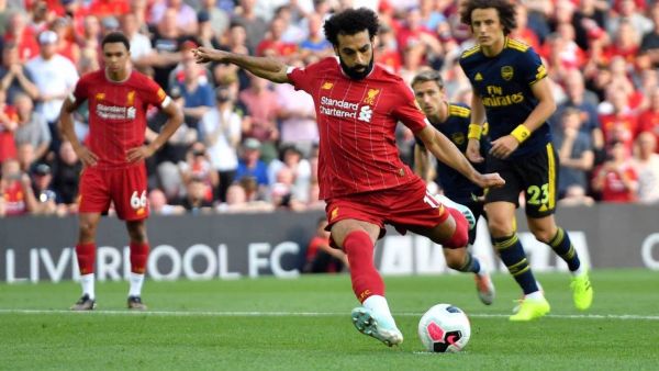 صلاح يسجل هدف ليفربول الثاني من ركلة جزاء