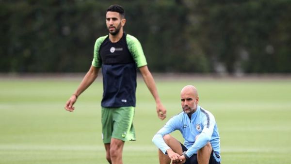 رياض محرز وغوارديولا