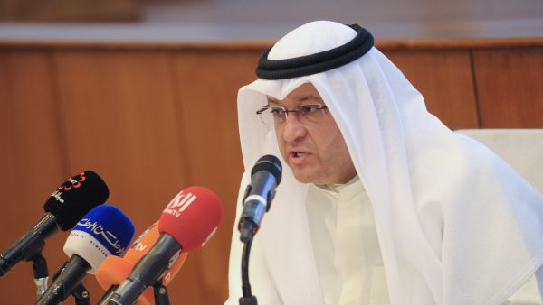 Chairman of the Kuwait Bowling Club at the press conference (Photo: KUNA)