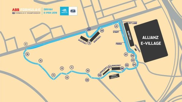 Thousands of engineers worked to build the street racing circuit within months last year