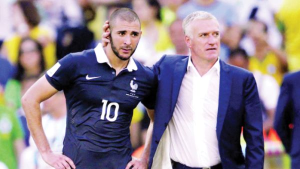 صورة أرشيفية لديشامب وبنزيمة