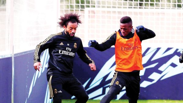 مارسيلو يخوض التدريبات