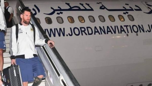 ميسي يصل الأراضي المحتلة