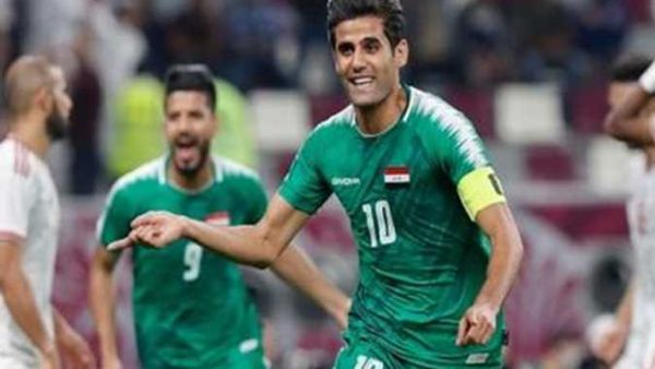 علاء عبد الزهرة من مباراة العراق والإمارات