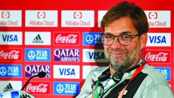 Liverpool FC coach Jurgen Klopp at a press conference (Photo: Gulf Times)