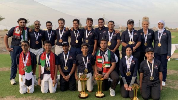 Members of the UAE national golf team. - (Supplied photo)