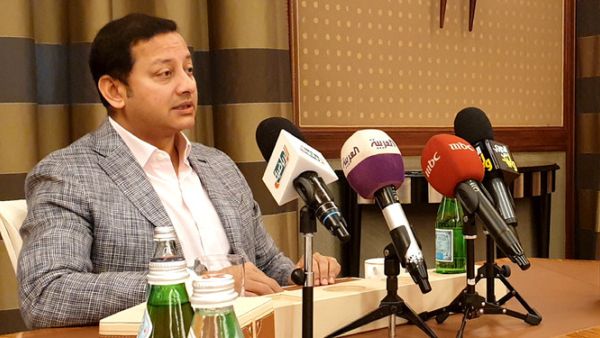 Valencia President Anil Murthy during the press conference on Tuesday. (Photo/Supplied)