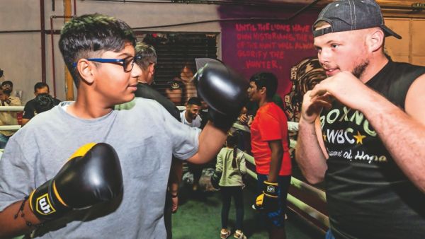Called 'Boxing with Determination', the initiative aims to introduce special needs children to boxing. (Photo: Khaleej Times)