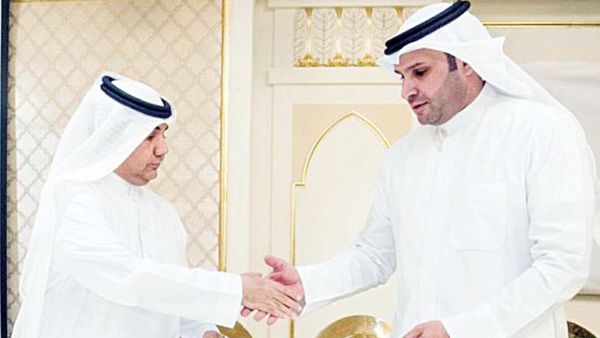 Photo during the signing of memorandum of understanding between the Asian & Arabian federations