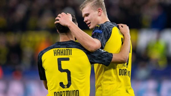 هالاند وحكيمي