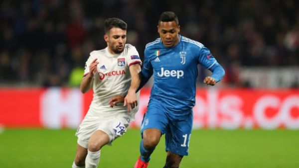 من مباراة الذهاب بين ليون ويوفنتوس