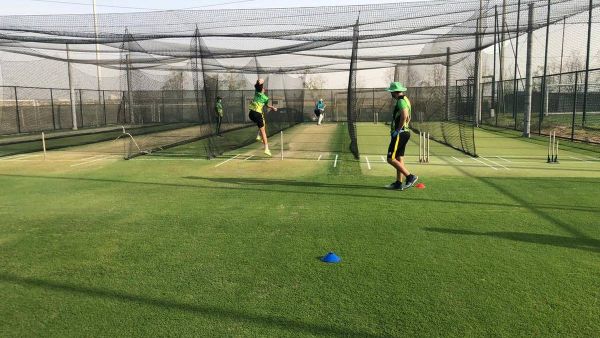 The net sessions have been planned to ensure social distancing of two metres. (Supplied photos)