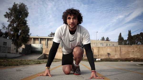 Mohammed Al-Khatib in starting block (Photo: Al-Khatib Facebook page)