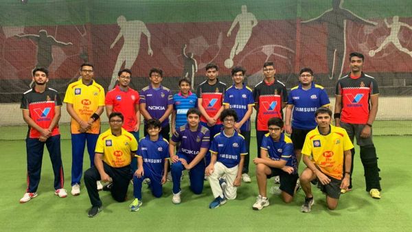 The G Force Cricket Academy students turned up for their training session wearing the jerseys of their favorite IPL teams. (Supplied photo)