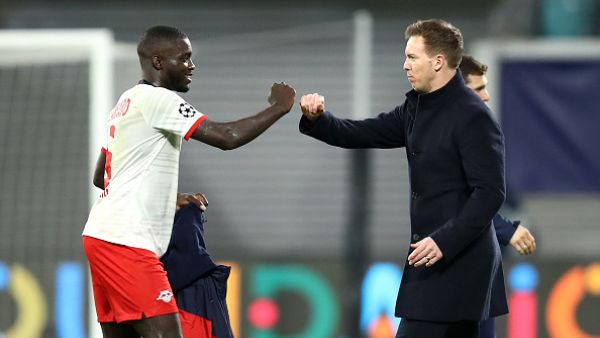 مدرب لايبتزيغ يوليان ناغلسمان ودايو أوباميكانو