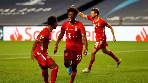 Kingsley Coman's header brings victory for German giants against France's Paris Saint-Germain in Lisbon (Photo: AA)