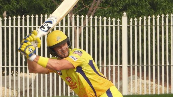 Shane Watson is 13th on the all-time list of run-getters in the IPL with 3,575 runs from 134 matches. (Photo: CSK Twitter)