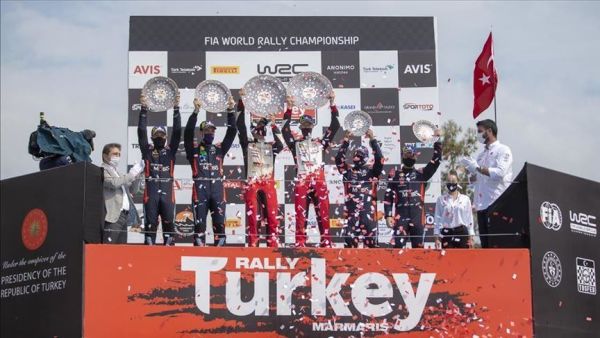 Final day of Rally Turkey completed in Marmaris stage with participation of 130 drivers from 19 countries (Photo: AA)
