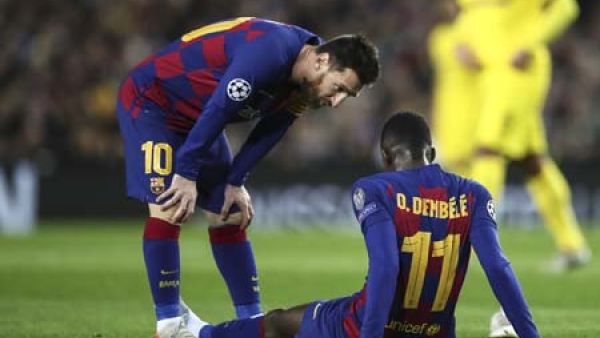 إصابات ديمبيلي المتكررة تثير علامات الاستفهام حول مستقبله