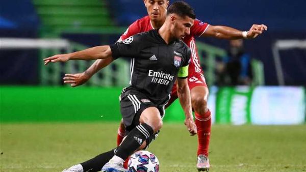 من مباراة بايرن ميونيخ وليون في نصف نهائي دوري أبطال أوروبا