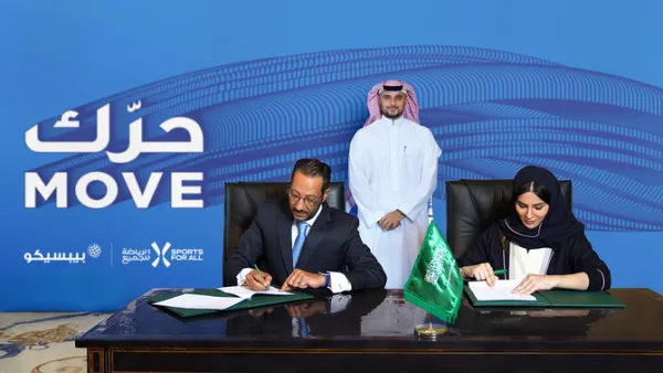 President of SFA Prince Khaled bin Alwaleed bin Talal earlier attended the signing of the agreement by Shaima Saleh Al-Husseini of the SFA and Tamer Mosalam of PepsiCo. (File/Supplied)