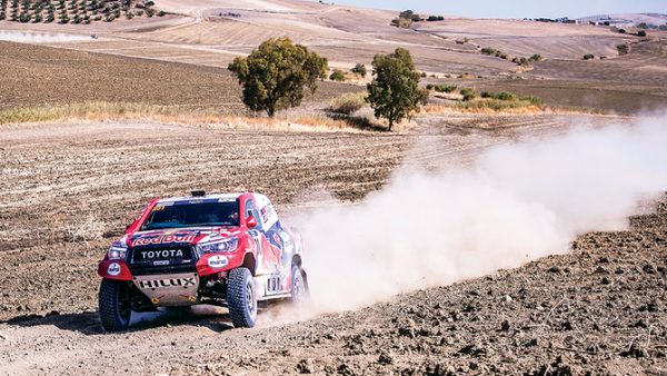 Toyota Gazoo Racing’s Nasser Saleh Al-Attiyah, who starts on Thursday as one of the favorites, in action in Spain last October. (Supplied)