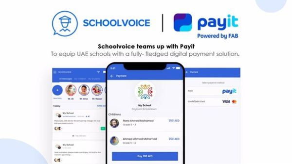 بموجب الاتفاقية، سيتم دمج تطبيق Payit، مع منصة سكول فويس، لتمكين المدارس من إرسال واستلام أوامر الدفع بشكل ميسّر وفوري أبوظبي الأول وسكول فويس يوقعان مذكرة تفاهم لتوفير حلول دفع ذكية