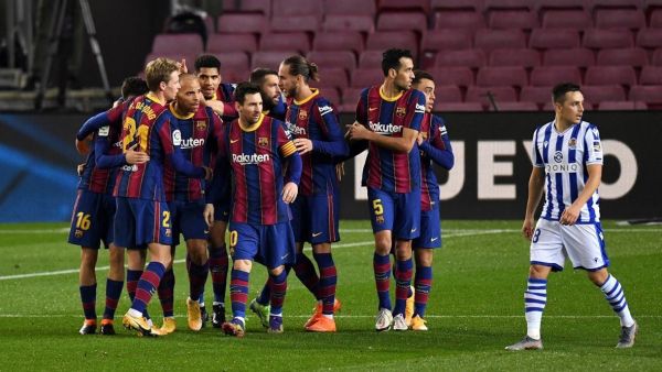 فوز مهم لبرشلونة على سوسييداد المرحلة الماضية