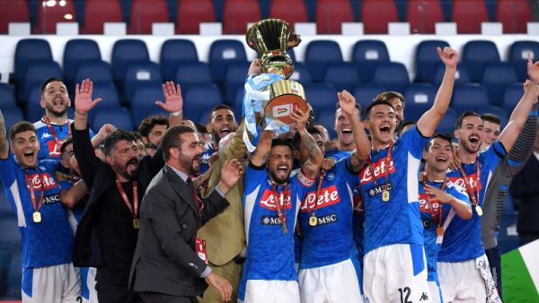 Napoli won the Italian cup for the sixth time in its history (Photo: KUNA)