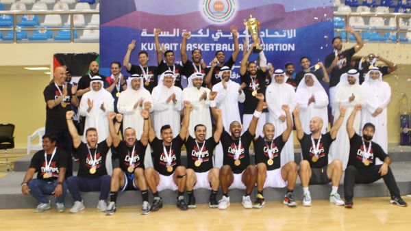 Kuwait Sports Club basketball team (Photo: KUNA)