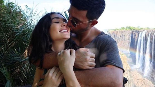 Amy Jackson and her Husband. (Instagram/Amy Jackson)