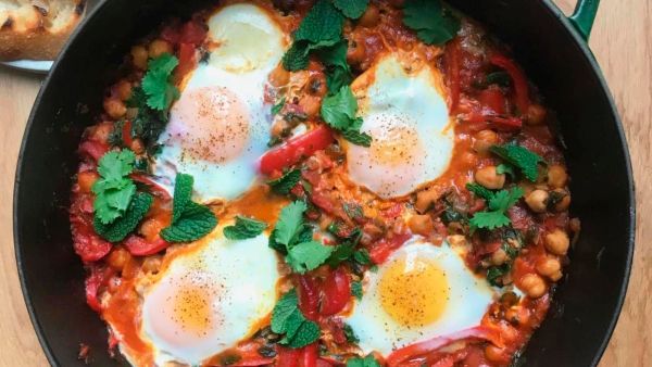 فطور العيد بيض بالشطة