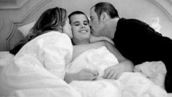 John Travolta and His Son 