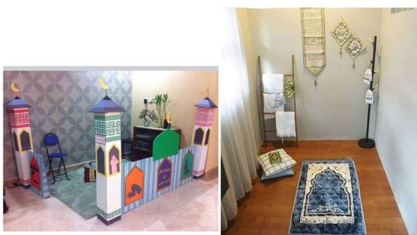 تعلمي تصميم ركن الصلاة لاطفالك في رمضان