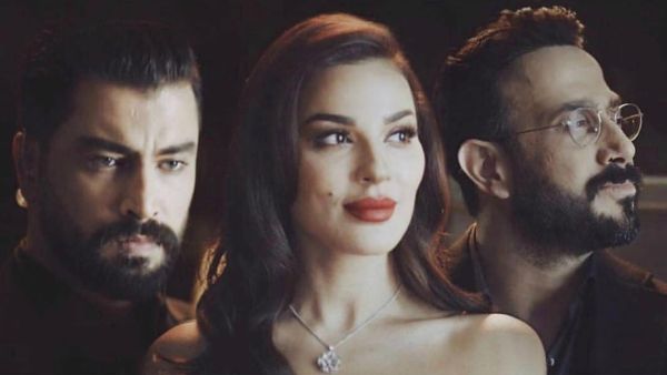 Nadine Njeim is busy filming her remaining scenes from the series Khamsa w Nos